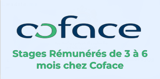 Stages Rémunérés de 3 à 6 mois chez Coface